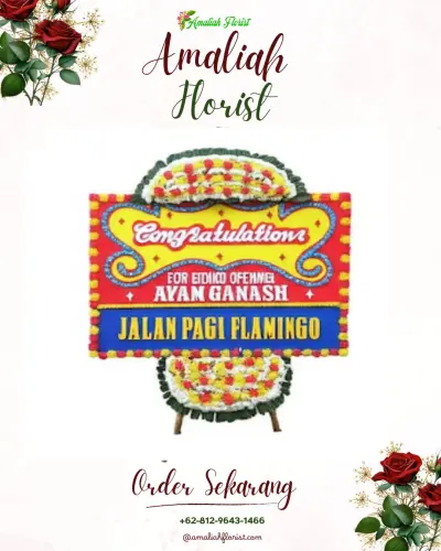 Bunga Papan Congratulation di Cacaban